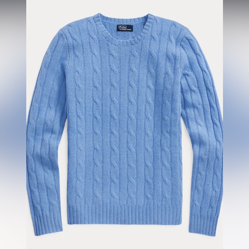 Ralph Lauren Women’s Cable-Knit Cashmere Sweater - Picture 4 of 7